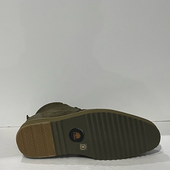 Tayno boot shoes ankle casual Oxford olive thick sole - Picture 5 of 5